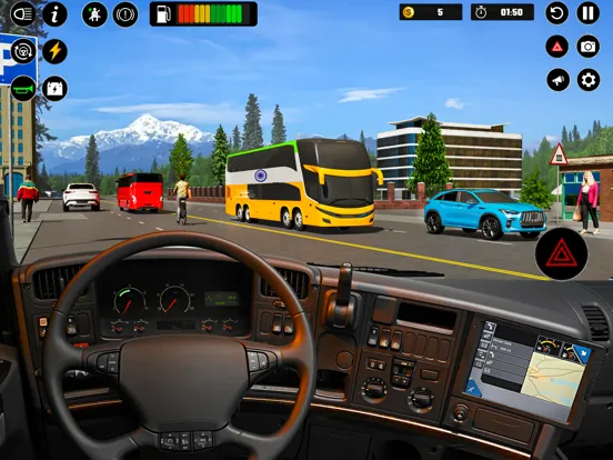 City Passenger Bus Drive Games iPad 應用截圖