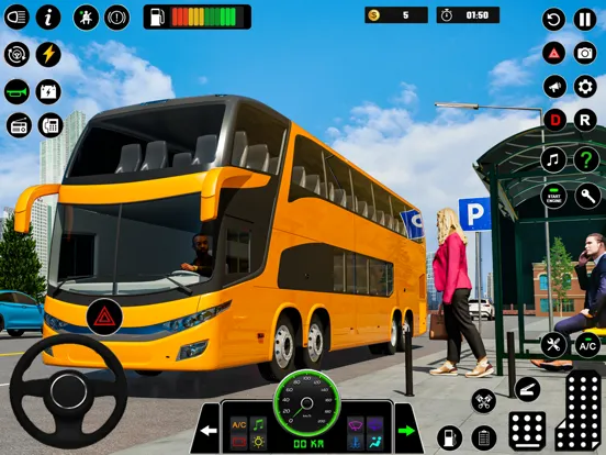 City Passenger Bus Drive Games iPad 應用截圖