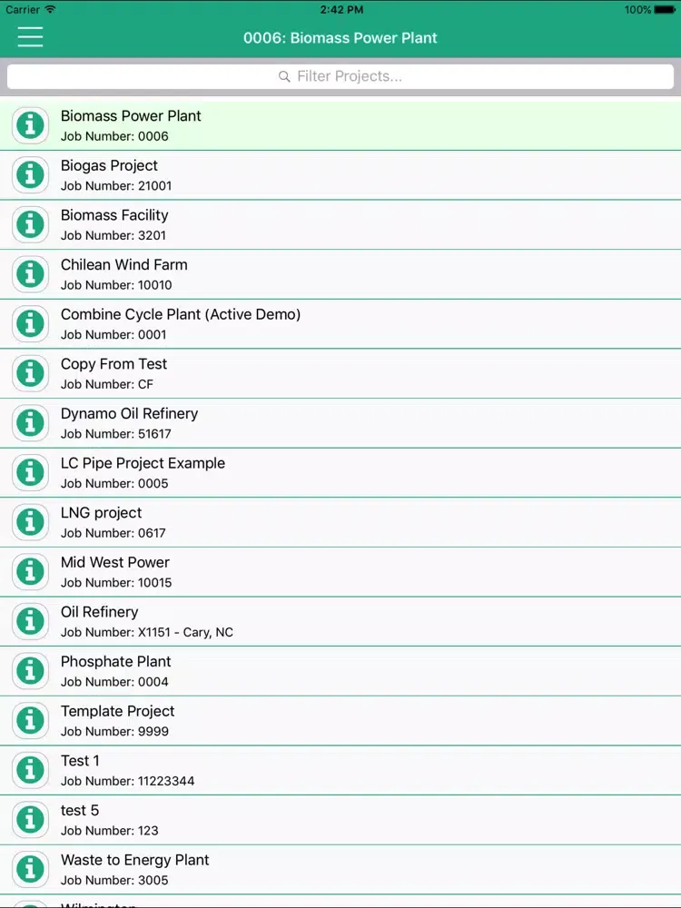 Cloud EPC iPad  Screenshots