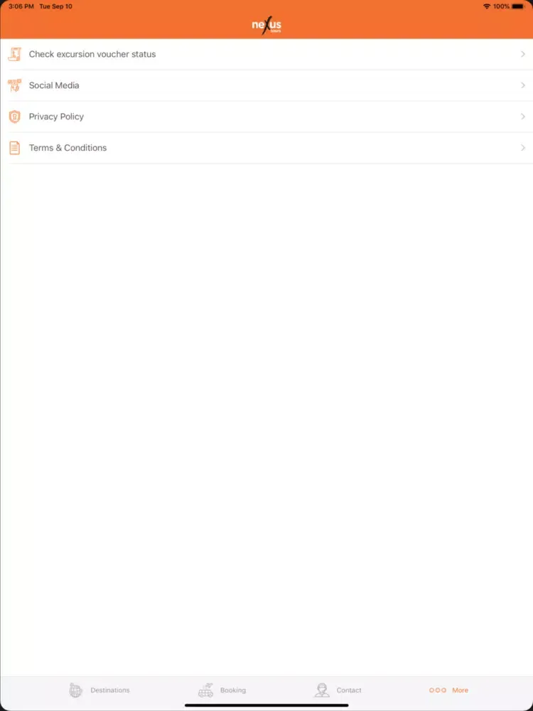 NexusTours - Connect2Nexus 3.0 iPad  Screenshots