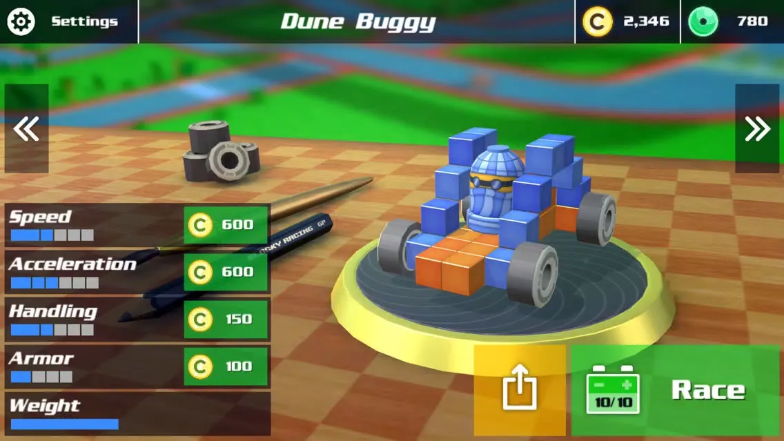 Capturas de pantalla de Blocks Racing