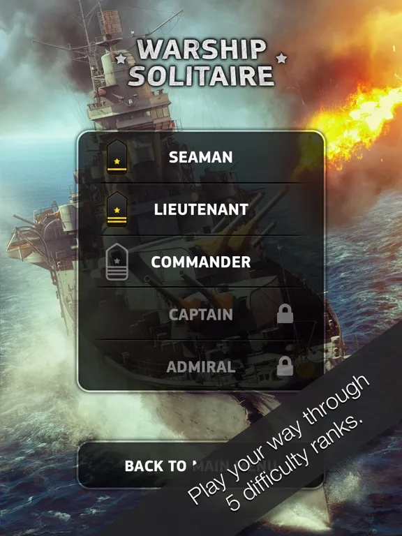 Скриншоты Warship Solitaire iPad 