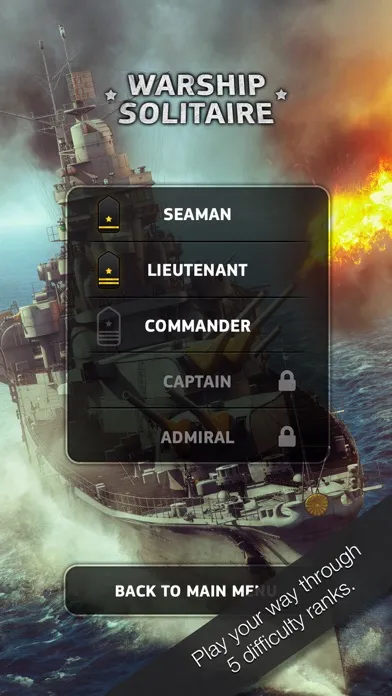 Скриншоты Warship Solitaire