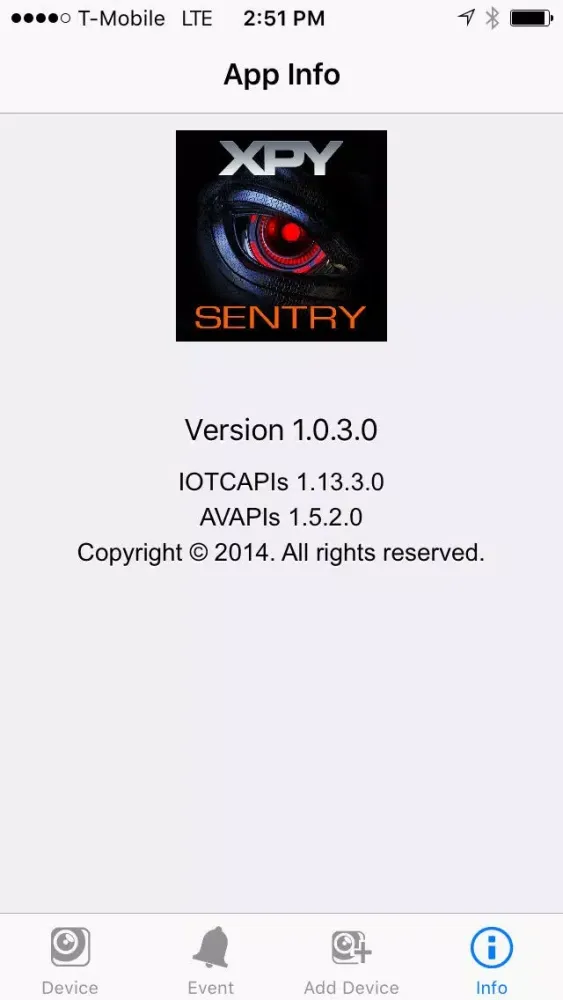 Xpy Sentry स्क्रीनशॉट