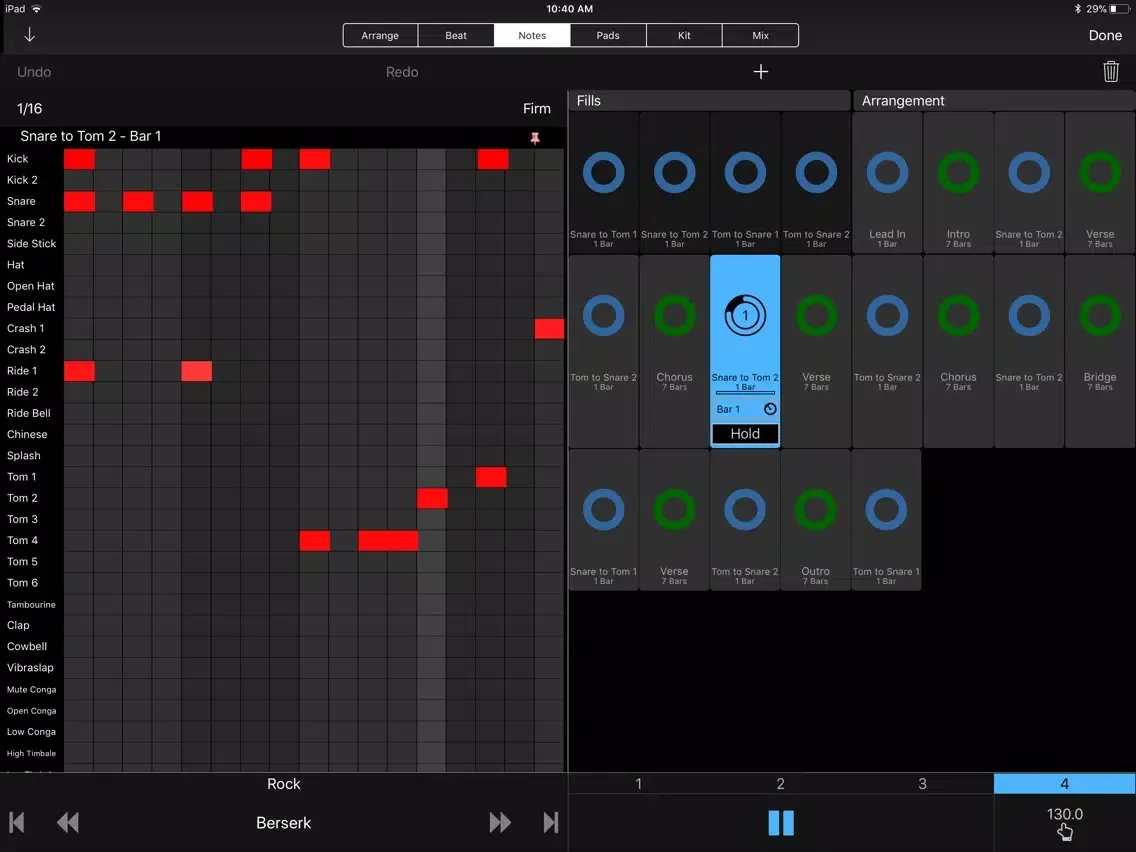 BeatsBot iPad 應用截圖