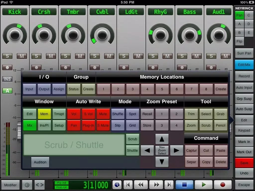 V-Control Pro iPad  スクリーンショット