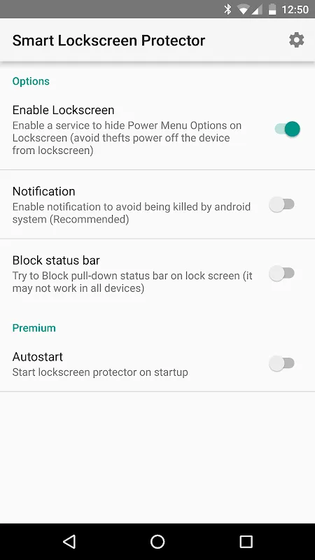 Captures d'écran de Smart Lockscreen Protector