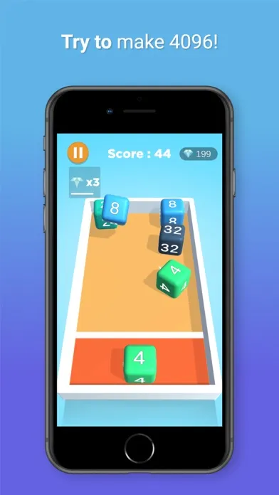 4096 Merge Puzzle Game 스크린샷