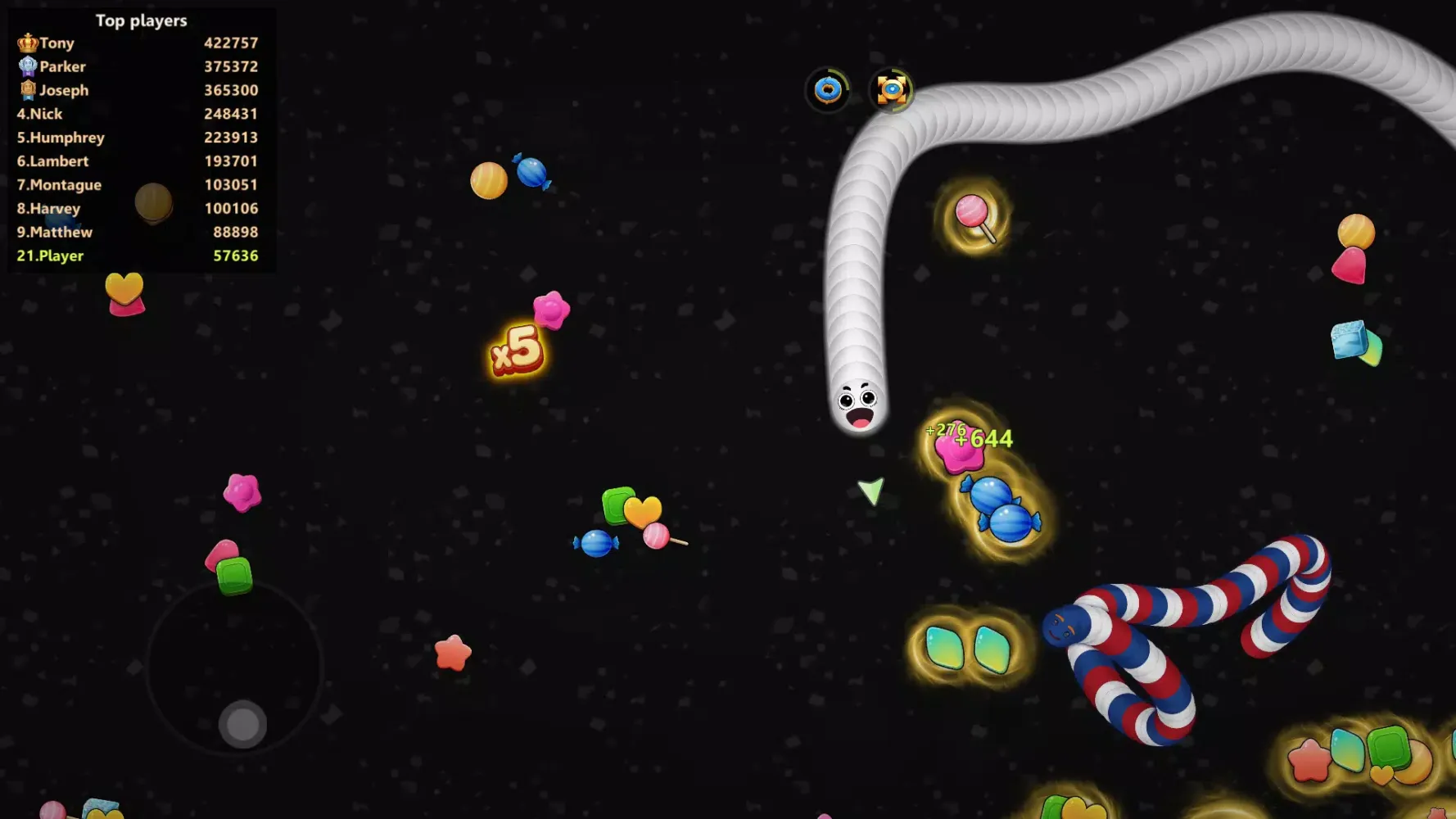 Captures d'écran de Snake Zone.io