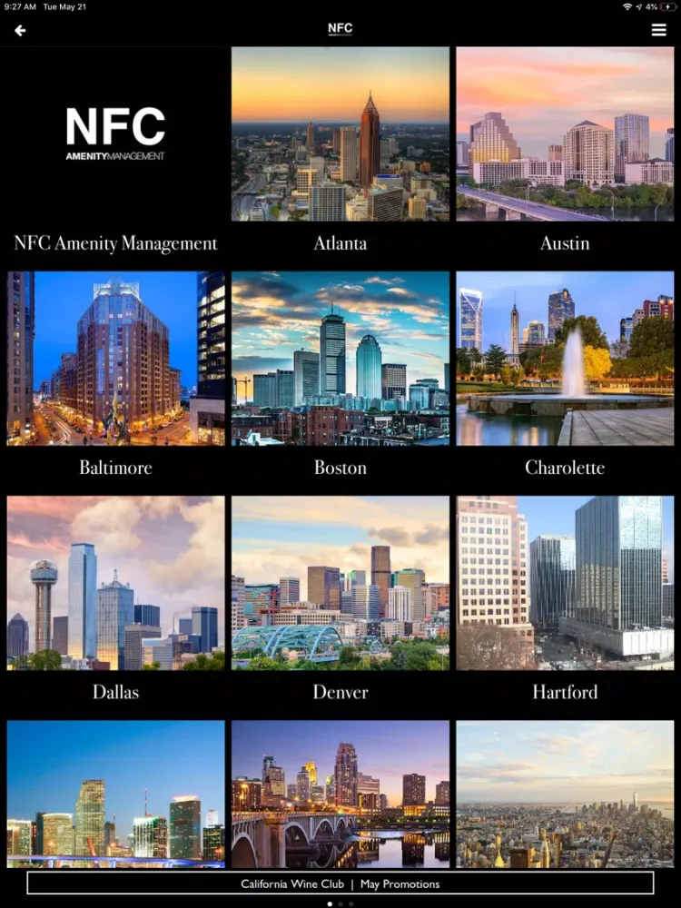 Capturas de pantalla de NFC Amenity USA iPad 