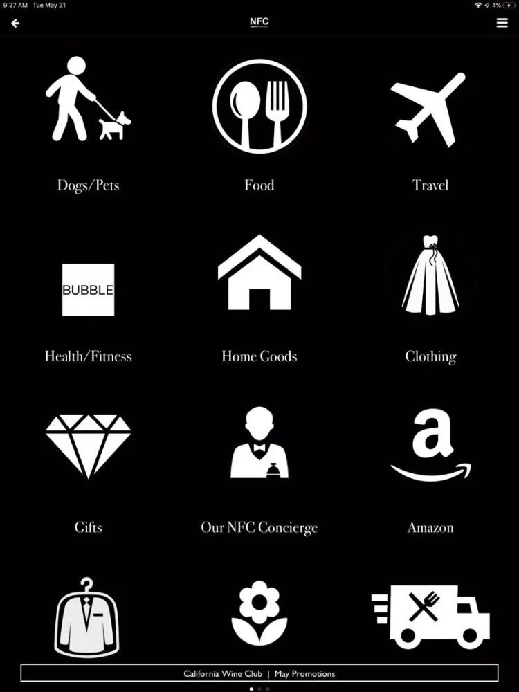 Capturas de pantalla de NFC Amenity USA iPad 