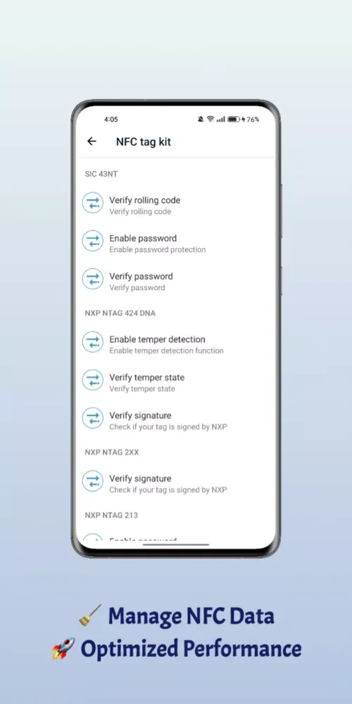NFC Reader and Writer スクリーンショット