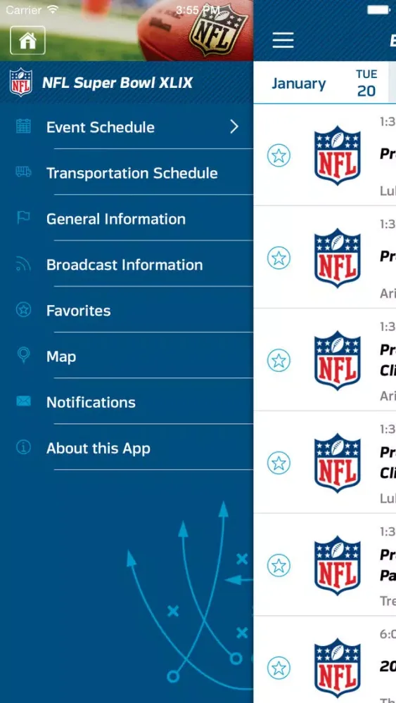 Tangkapan layar NFL Media 2015