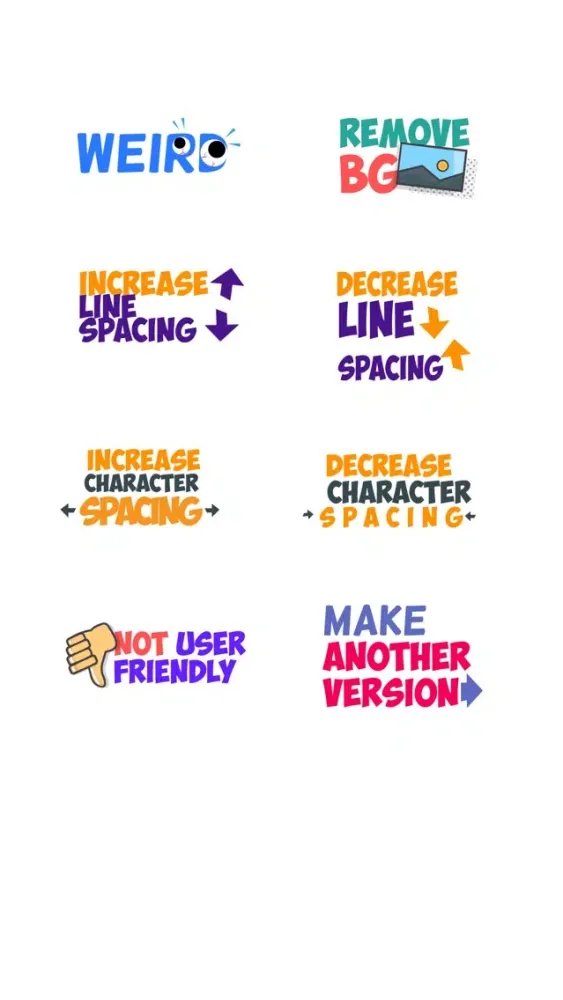 Design Feedback Sticker Pack スクリーンショット