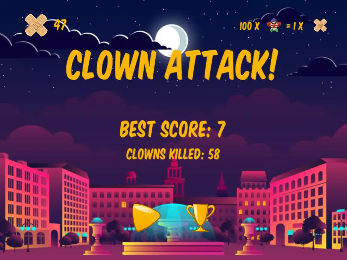 Clown Attack - Get the Killer Clowns! iPad 应用截图