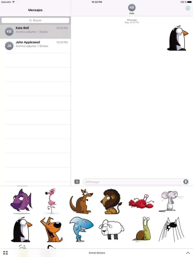 FlashCards - Animal Stickers iPad  Ekran Görüntüleri