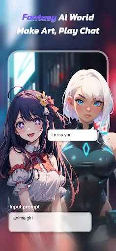 Tangkapan layar Anime Art - AI Art Generator