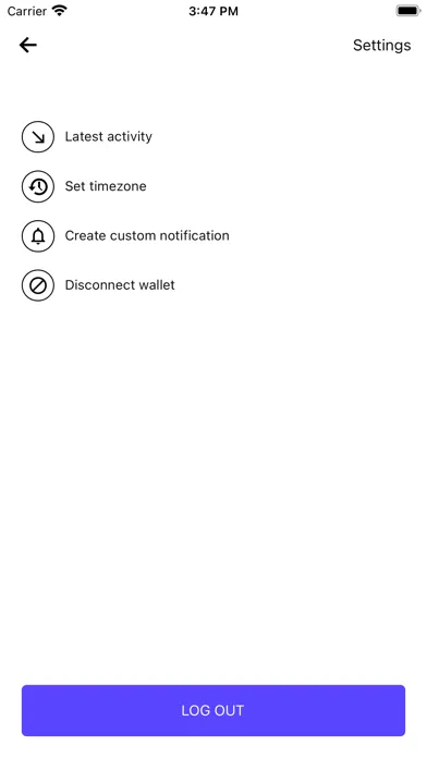 Ảnh chụp màn hình của NFT Notified