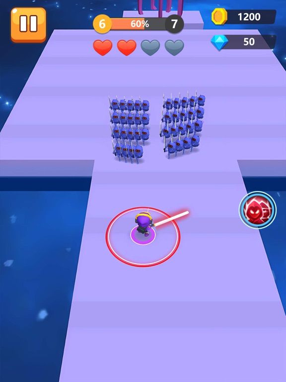 Laser Swordman-One Shot Kill iPad 应用截图