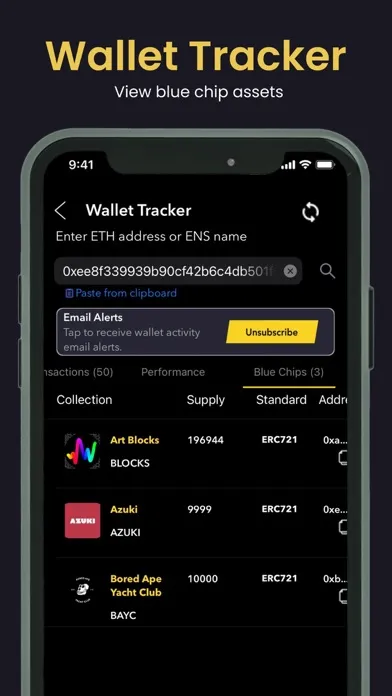 Screenshot di ANZALI: Web3 Wallet Tracker