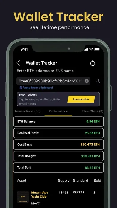 Screenshot di ANZALI: Web3 Wallet Tracker