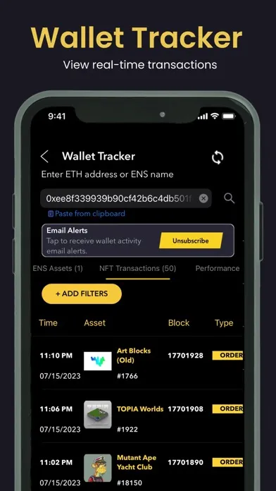Screenshot di ANZALI: Web3 Wallet Tracker