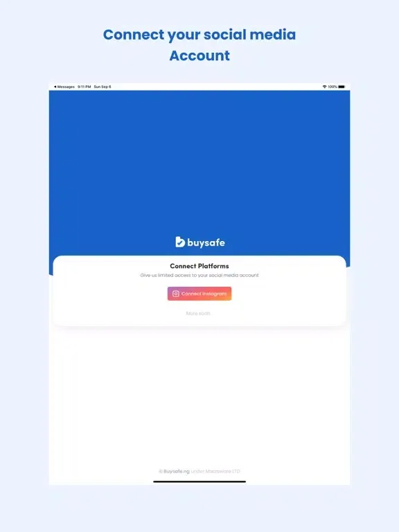 Buysafe iPad  スクリーンショット