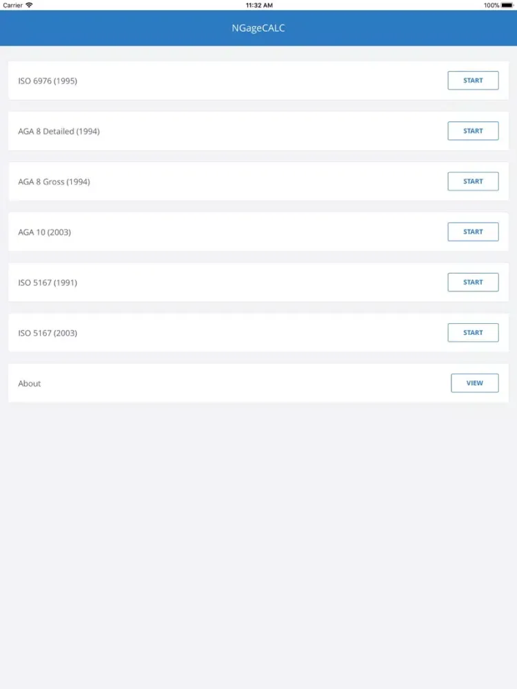 ภาพหน้าจอของ NGageCalc iPad 