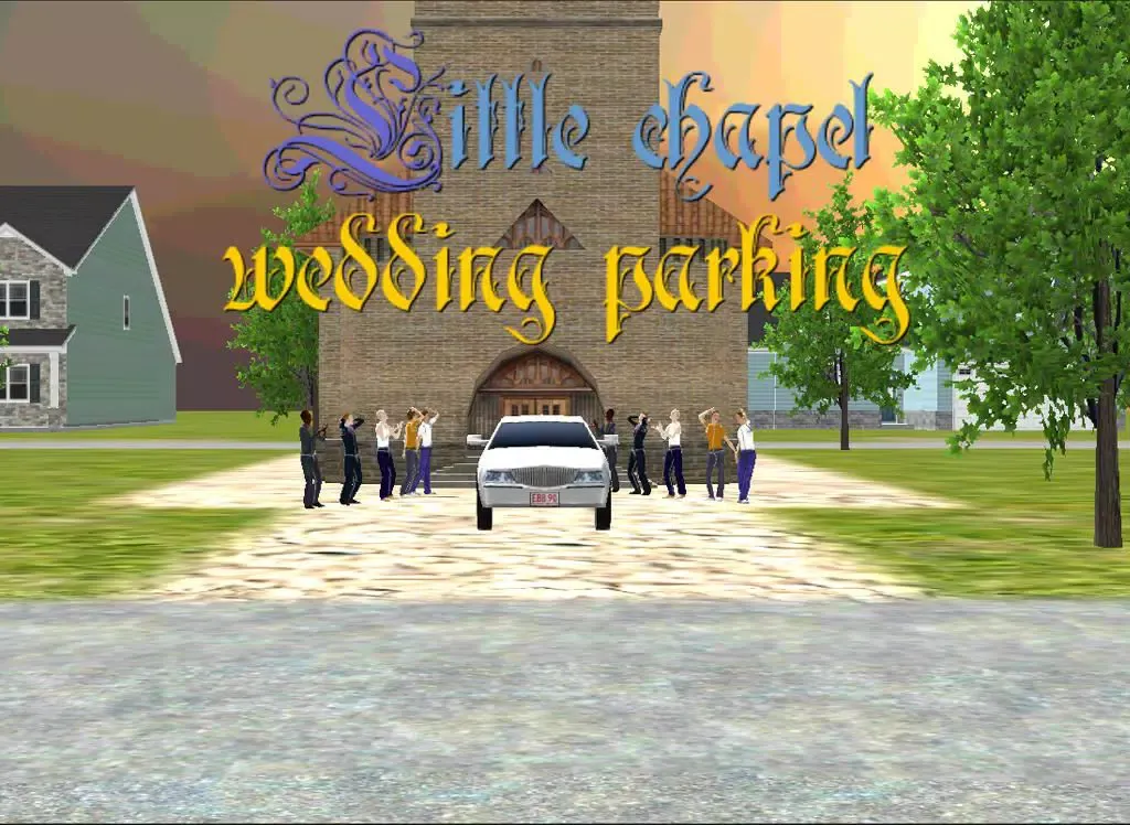 Ảnh chụp màn hình của little chapel wedding parking iPad 