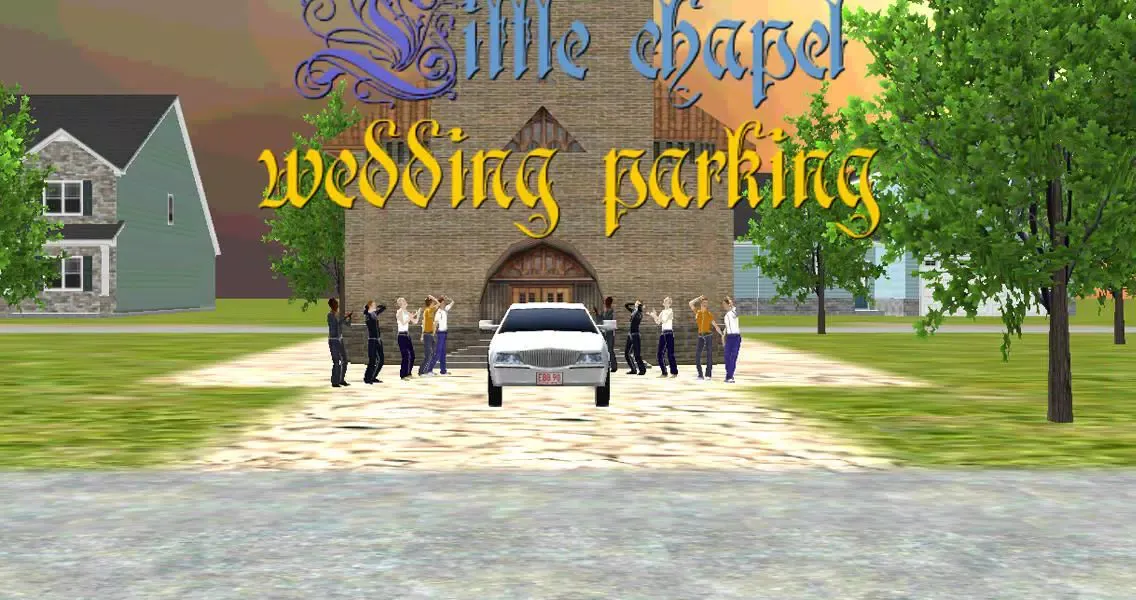 Ảnh chụp màn hình của little chapel wedding parking
