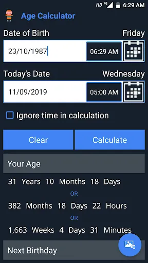 Age Calculator Pro Screenshots