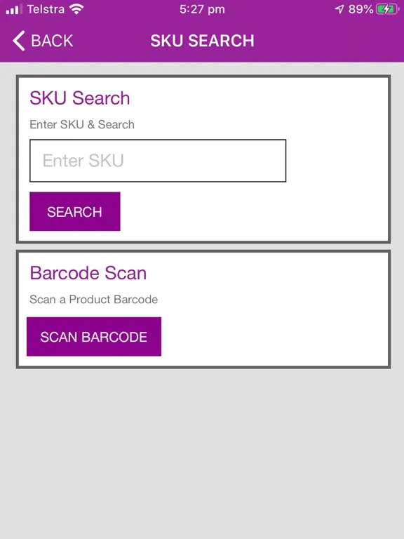 Capturas de pantalla de Ngage Warehouse App iPad 