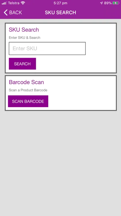 Capturas de pantalla de Ngage Warehouse App
