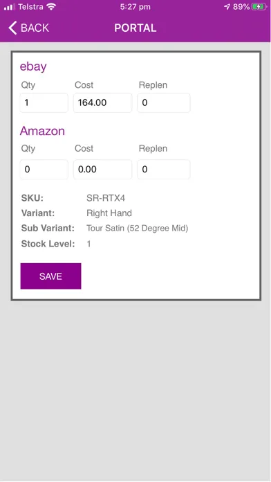 Capturas de pantalla de Ngage Warehouse App