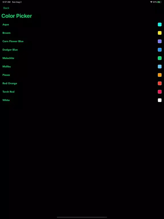 Capturas de pantalla de Qliq Qloq iPad 
