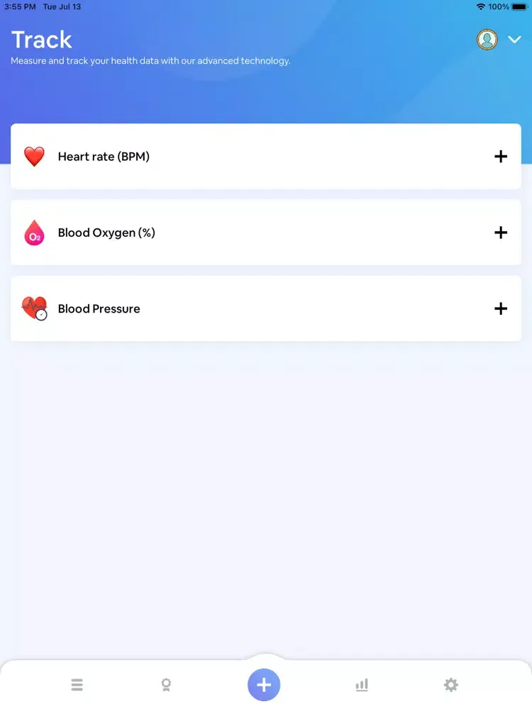 Captures d'écran de Blood Pressure＋Oxygen Tracker iPad 