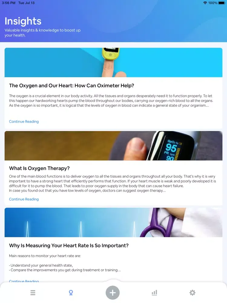 Captures d'écran de Blood Pressure＋Oxygen Tracker iPad 