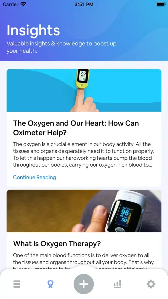 Captures d'écran de Blood Pressure＋Oxygen Tracker