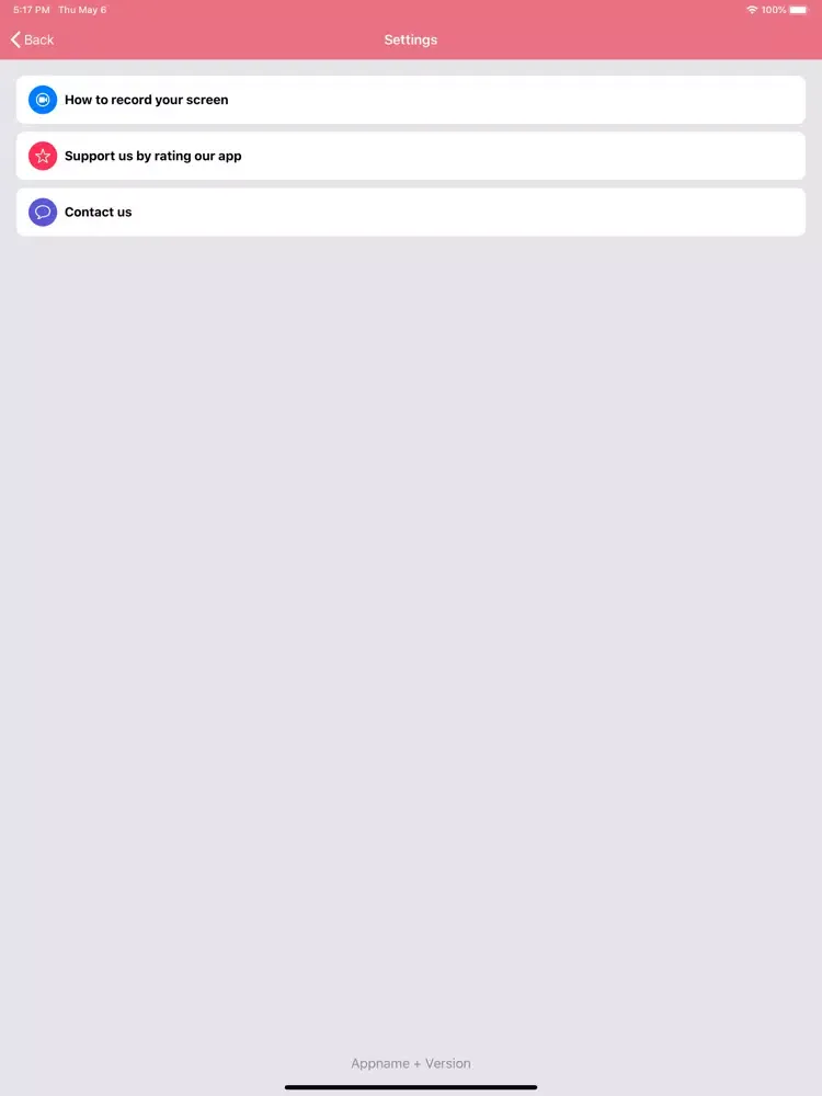 Screen Recorder : Recorder Now iPad  سکرین شاٹس