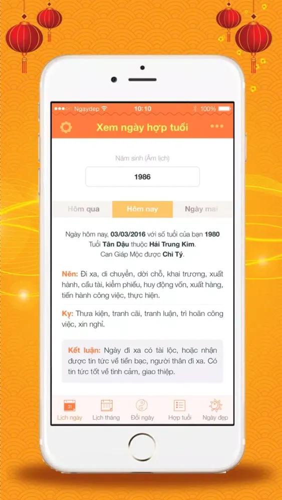 Ngày Đẹp - Lịch Vạn Niên, Xem Ngày Tốt, Lịch Việt Ekran Görüntüleri