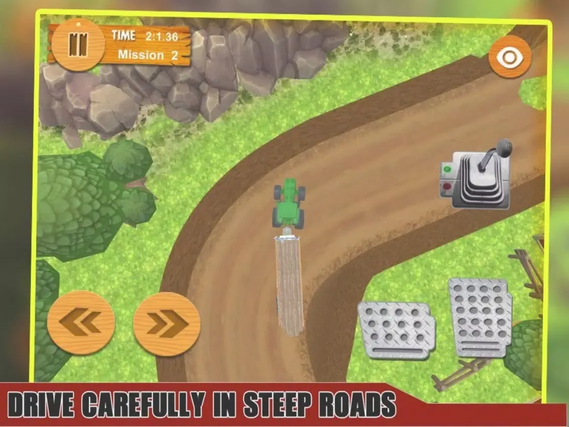 Zrzuty ekranu Truck Car Offroad - Transport Wood iPad 