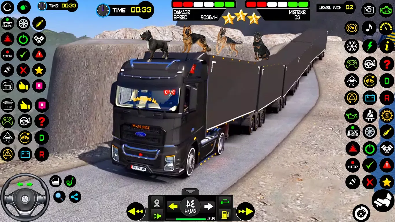 Cargo Truck Driving Truck Game Screenshots