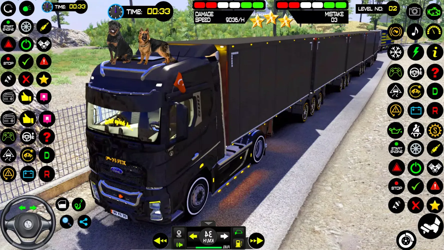 Cargo Truck Driving Truck Game Screenshots