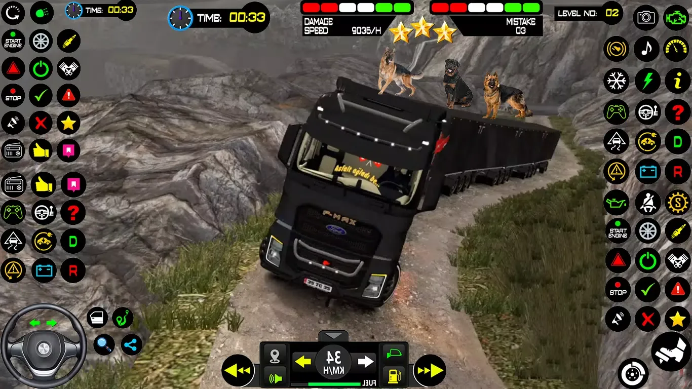 Cargo Truck Driving Truck Game Screenshots