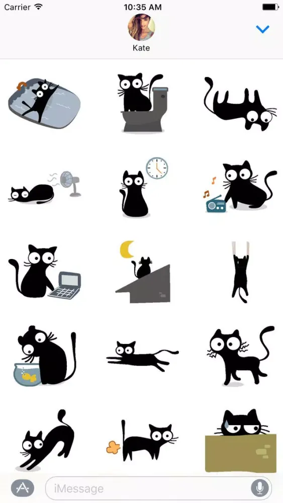 Blummy The Cat Stickers سکرین شاٹس