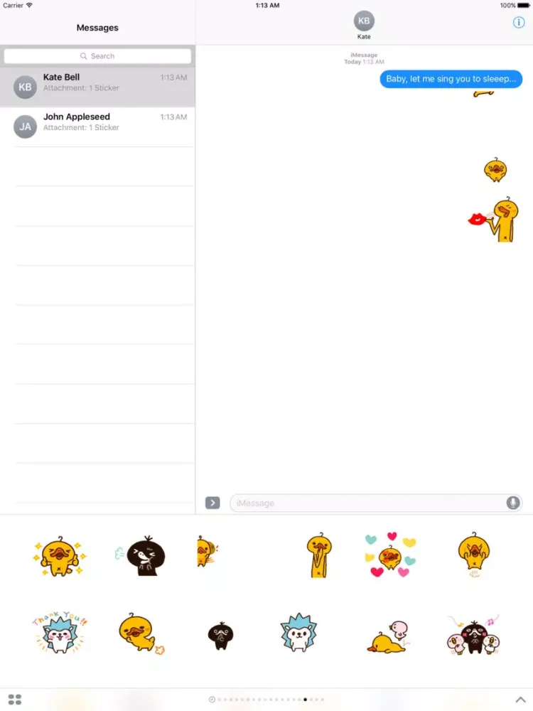 Capturas de tela do Ducky On The Move ANIMATED Sticker iPad 