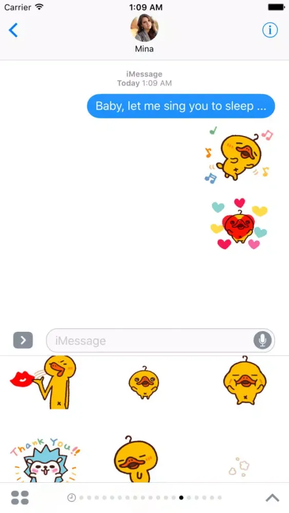 Capturas de tela do Ducky On The Move ANIMATED Sticker