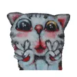 Freaky Two Eye Colors The Cat Stickers