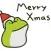 Greedy Xmas The Frog Stickers