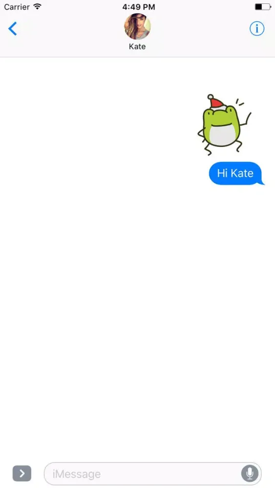 Greedy Xmas The Frog Stickers应用截图